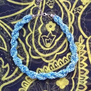 Beaded twist necklace